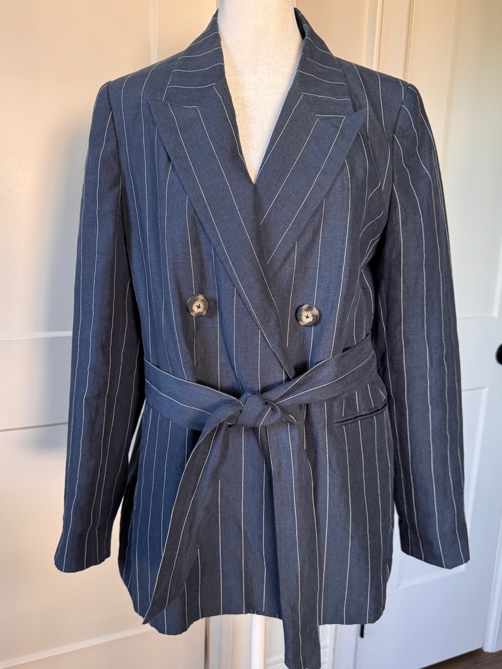 Massimo Dutti | Linen Blazer - Picture 7 of 11
